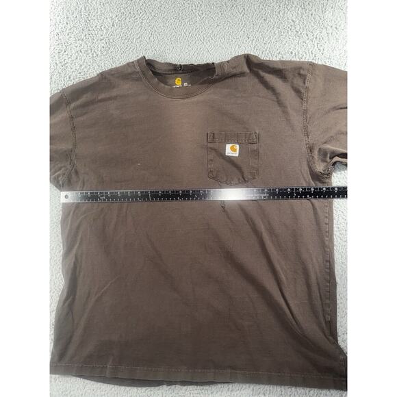 Carhartt Pocket T Shirt Men‎ 2XL Faded Short Sleeve Distressed Grunge Work - Picture 3 of 9